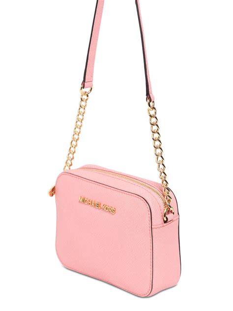 michael kors pink chain bag|Michael Kors extension crossbody chain.